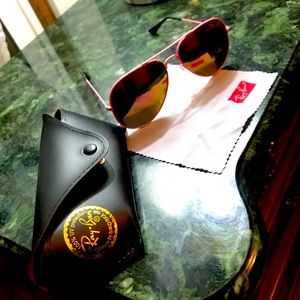 Ladies Ray Ban Aviator Sunglasses NWOT